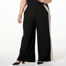 WynneLayers Luxe Crepe Pant with Sideseam Panel