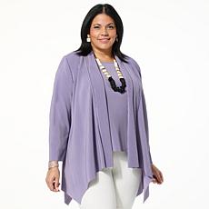 WynneLayers Plisse Knit Cardigan