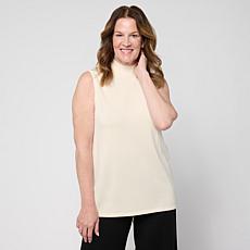 WynneLayers Sleeveless Mock-Neck Sweater