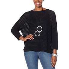 WynneLayers Unstructured Open Stitch Sweater