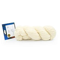 Yarn Fishermen's Wool Ready to Dye Hank Natural 3pk