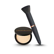 Youngblood Cosmetics Pressed Mineral Rice Powder with Luxe Brush