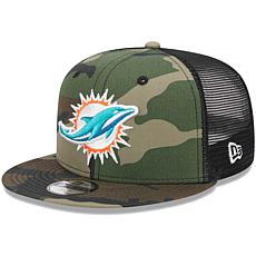 Miami Dolphins New Era Youth Reflect 9FORTY Adjustable Hat - Graphite