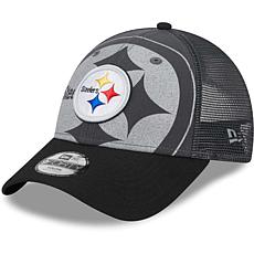 Pittsburgh Steelers Men's New Era 9FORTY 1933 Elements Grey Hat