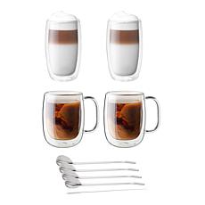 Zwilling Sorrento Double Wall 9-Piece Coffee and Beverage Set