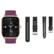 Letsfit E27 2" Bluetooth Smart Watch Rose Gold with Additional Bands