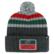 Men's '47 Gray Minnesota Wild Stack Patch Cuffed Knit Hat with Pom
