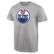 Men's Ash Edmonton Oilers Team Primary Logo T-Shirt