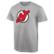 Men's Ash New Jersey Devils Team Primary Logo T-Shirt