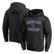 Men's Fanatics Black Colorado Rockies Heart & Soul Fitted Pullover ...