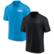 Men's Fanatics Black/Blue Carolina Panthers Dueling Two-Pack Polo Set