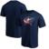 Men's Fanatics Branded  Navy Columbus Blue Jackets Primary Logo T-S...