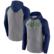 Men's Fanatics Heathered Gray/College Navy Seattle Seahawks By Desi...