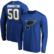 Men's Fanatics Jordan Binnington Blue St. Louis Blues Authentic Sta...
