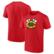 Men's Fanatics Red Chicago Blackhawks Shoulder Patch Logo T-Shirt