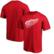 Men's Fanatics Red Detroit Red Wings Primary Logo Team T-Shirt