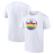 Men's Fanatics White Edmonton Oilers Team Pride Logo T-Shirt