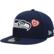 Men's New Era College Navy Seattle Seahawks Chain Stitch Heart 59FI...
