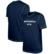 Men's New Era College Navy Seattle Seahawks Third Down Puff Print T...