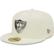 Men's New Era Cream Las Vegas Raiders Chrome Color Dim 59FIFTY Fitt...