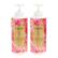 Nakery Beauty 1-Liter 2-pack Cabana Sunset Body, Face & Hair Wash
