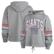 Women's '47 Heather Gray New York Giants Upland Bennett Pullover Ho...