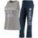 Women's Concepts Sport Gray/Navy Winnipeg Jets Meter Tank Top & Pan...