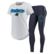 Women's Concepts Sport White/Charcoal Carolina Panthers Sonata T-Sh...