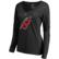Women's Fanatics Black Carolina Hurricanes Team Alternate Long Slee...