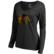 Women's Fanatics Black Chicago Blackhawks Midnight Mascot Long Slee...