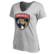 Women's Fanatics Heather Gray Florida Panthers Primary Logo V-Neck ...