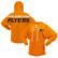 Women's Fanatics Orange Philadelphia Flyers Jersey Lace-Up V-Neck L...