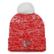 Women's Fanatics Red Chicago Blackhawks Glimmer Cuffed Knit Hat wit...