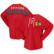 Women's Fanatics Red Chicago Blackhawks Spirit Lace-Up V-Neck Long ...