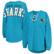 Women's Fanatics Teal San Jose Sharks Spirit Lace-Up V-Neck Long Sl...
