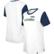Women's New Era White/College Navy Seattle Seahawks Third Down Colo...
