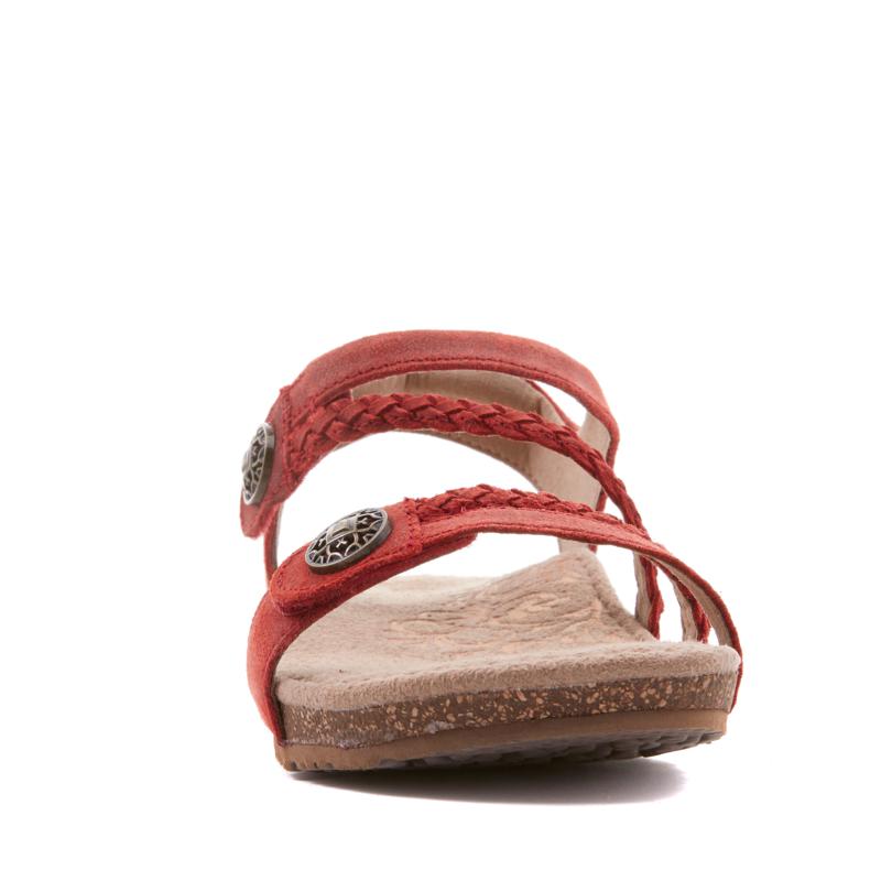 aetrex jillian women's braided sandals
