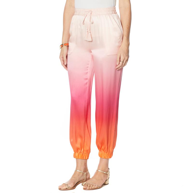 silk jogger pants