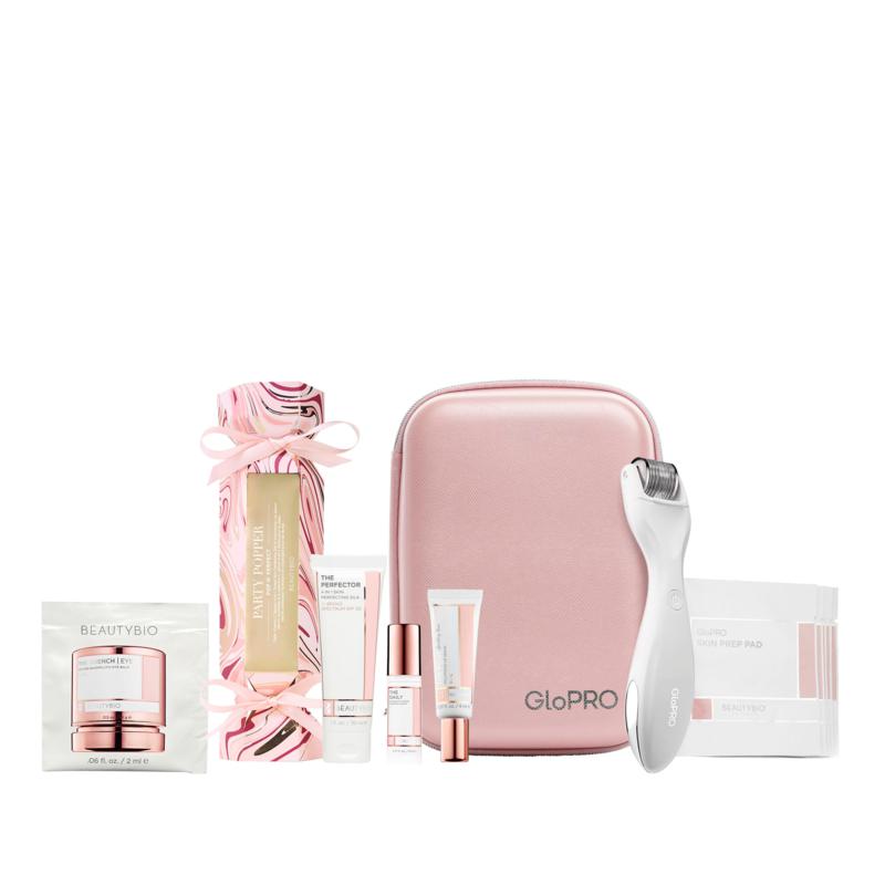 Beautybio White Glopro Tool Skincare Gift Set With Organizer Hsn