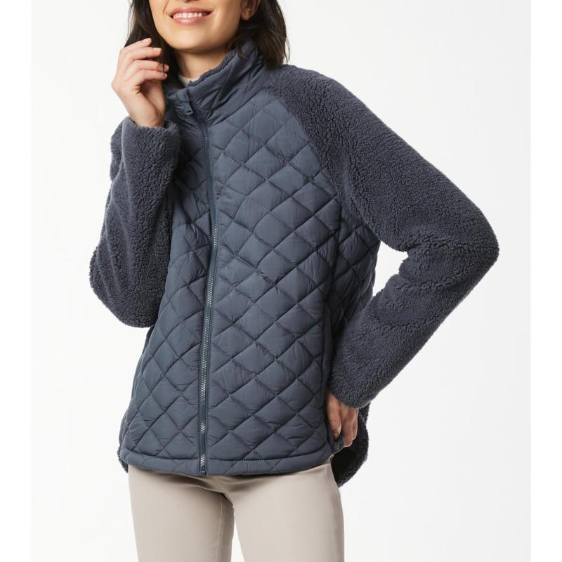 bernardo microtouch quilted jacket