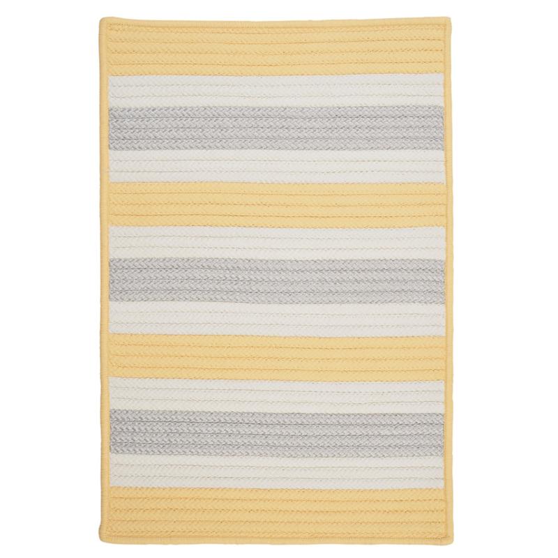 Colonial Mills Stripe It 5' x 8' Rug   Yellow Shimmer   7448668