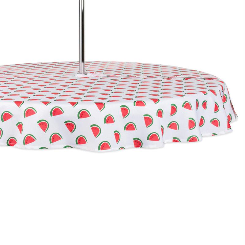 Design Imports Watermelon Outdoor Tablecloth W Zipper 60 Round 9577890 Hsn Design Imports Watermelon Outdoor, Round Patio Tablecloths