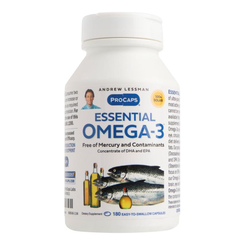 Essential Omega3 Unflavored 180 Capsules 9580417 HSN