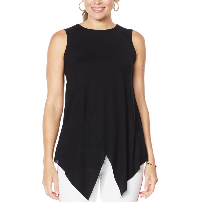 G by Giuliana Asymmetric-Hem Tank Top