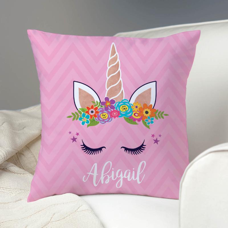 unicorn pillow personalized