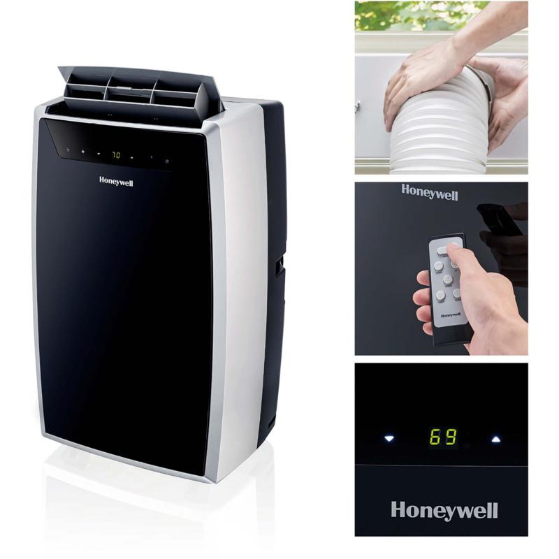 Honeywell 14000BTU Portable Air Conditioner/Dehumidifier/Fan Blk/Wt