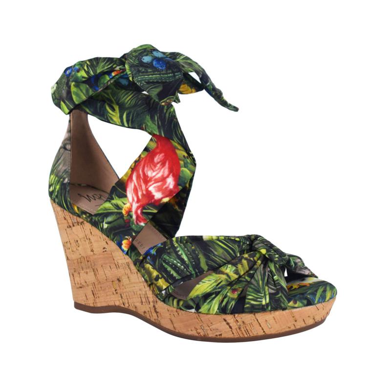 Impo Ohanna Ankle Wrap Wedge Sandal with Memory Foam