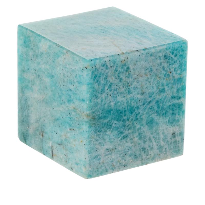 Jay King Amazonite Stone Cube Specimen