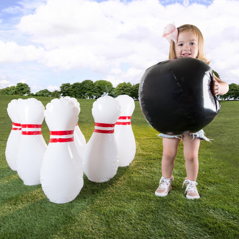 giant bowling set target