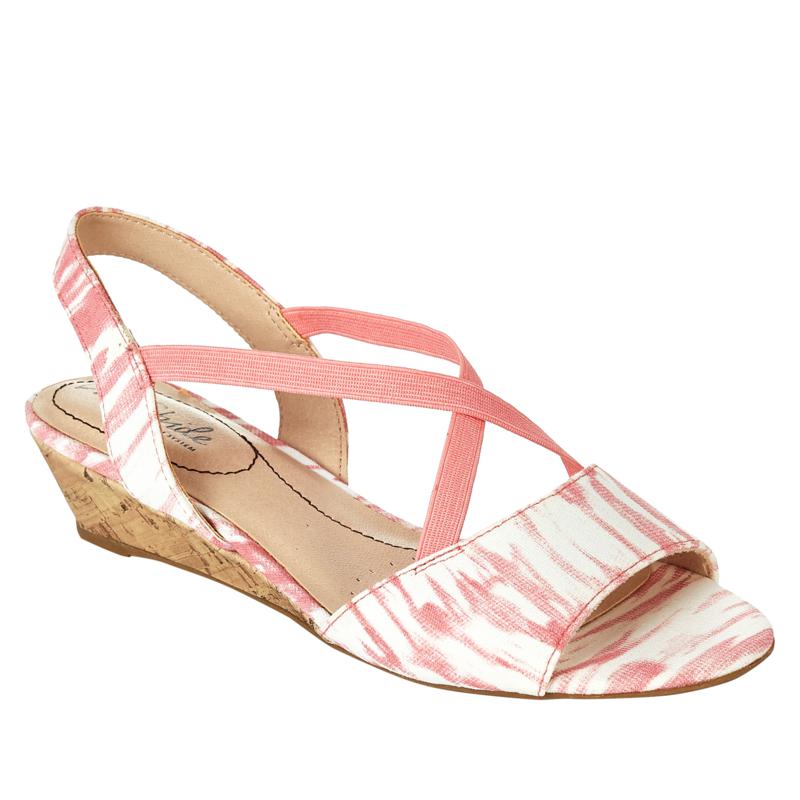 LifeStride Yolo Cork Wedge Sandal